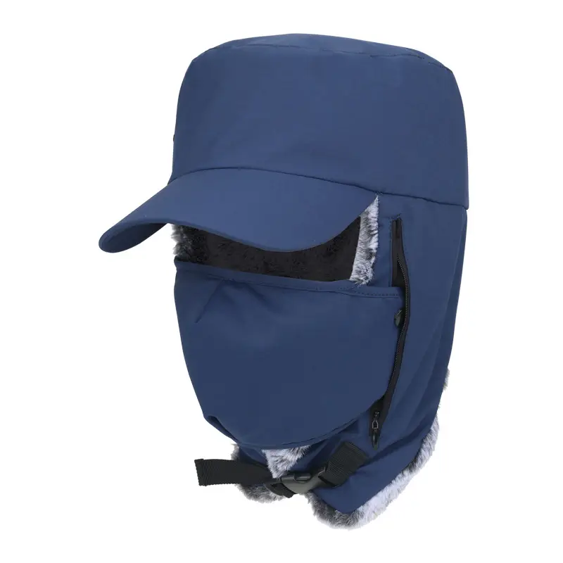 Winter Windproof Neck Protector Cap for Men Women Fleece Lined Duck Tongue - Image 7