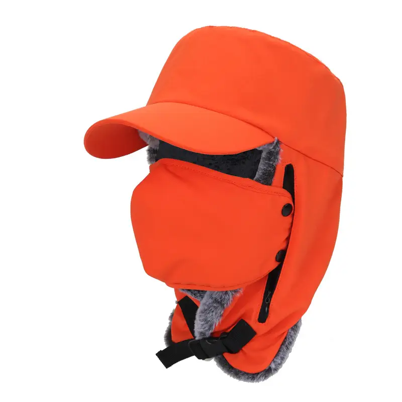 Winter Windproof Neck Protector Cap for Men Women Fleece Lined Duck Tongue - Image 8