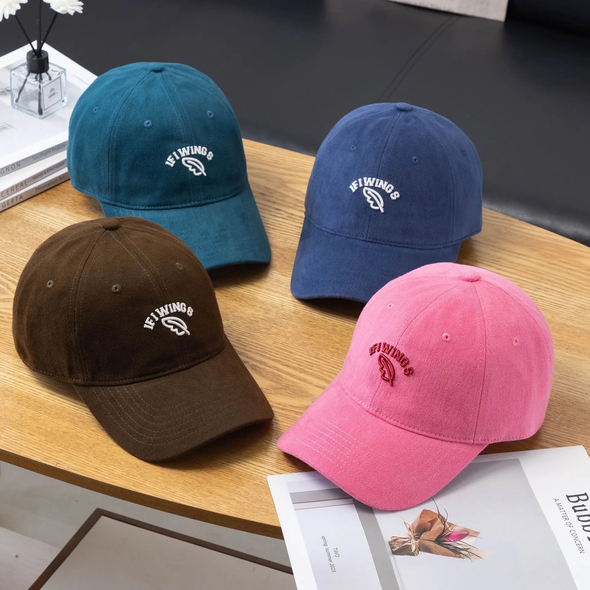 2025 Pink Baseball Cap for Women with Large Brim - Image 10