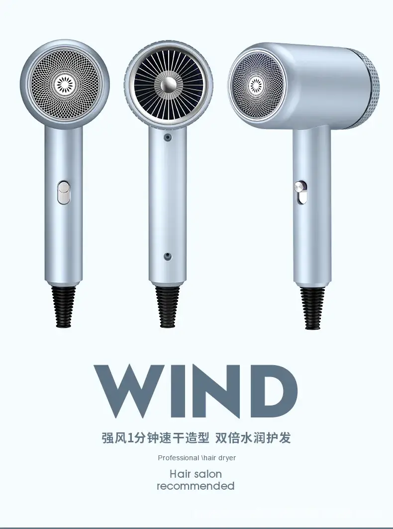 Portable Blue Hair Dryer for Home & School Use — feature 23