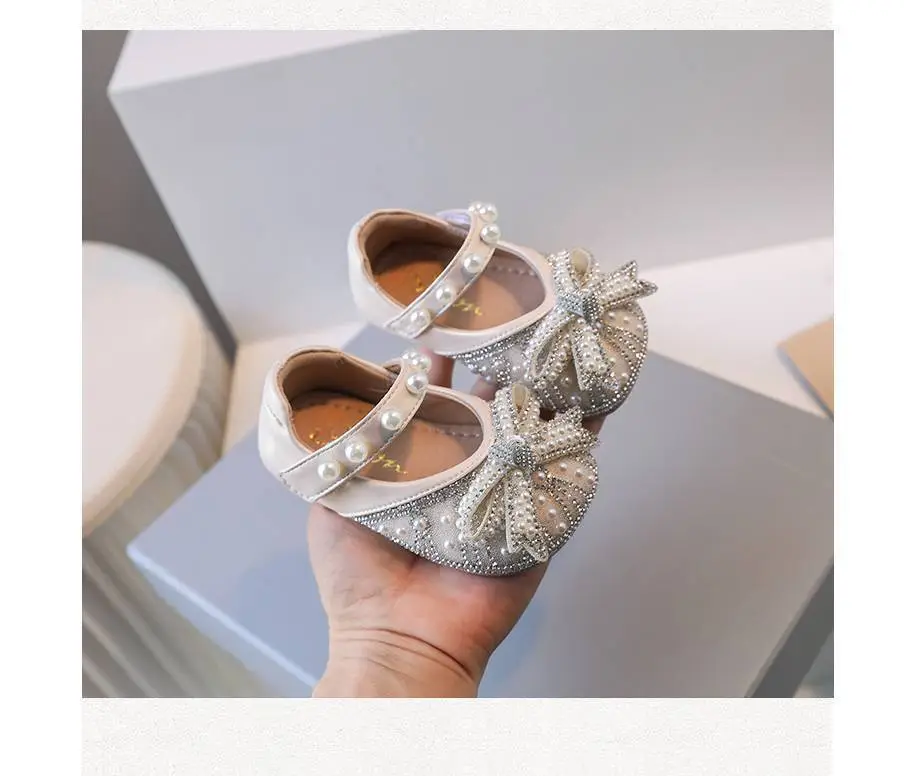 Baby Princess Shoes for Girls One Year Old Sparkly Rhinestone Sandals — feature 11