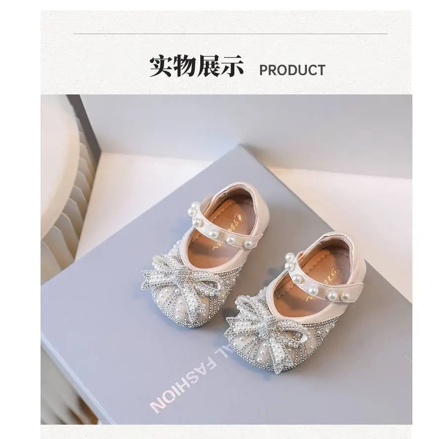 Baby Princess Shoes for Girls One Year Old Sparkly Rhinestone Sandals — feature 9