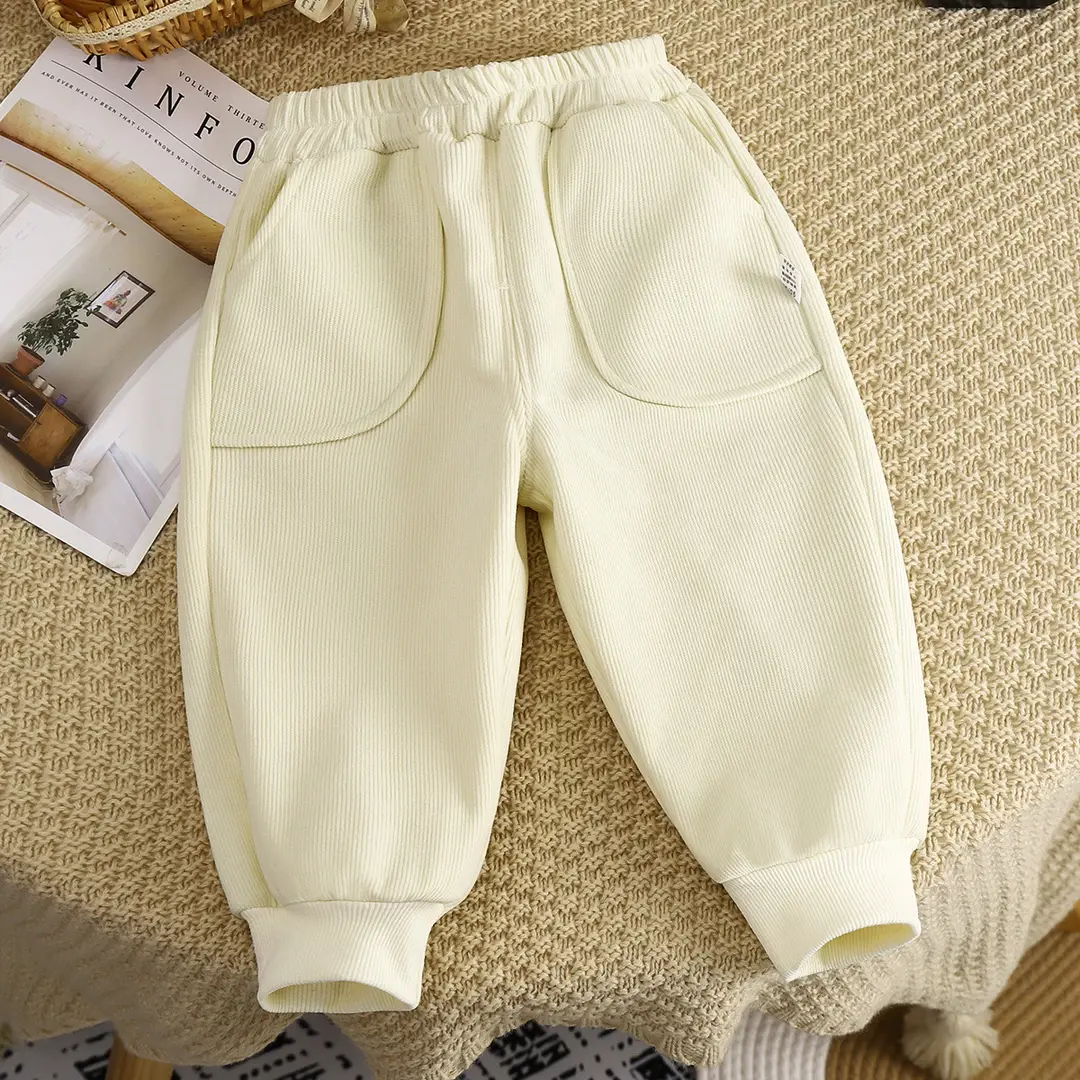 Children's velvet pants winter new boys thick baby warm girls pants sports pants children's pants wholesale — feature 13