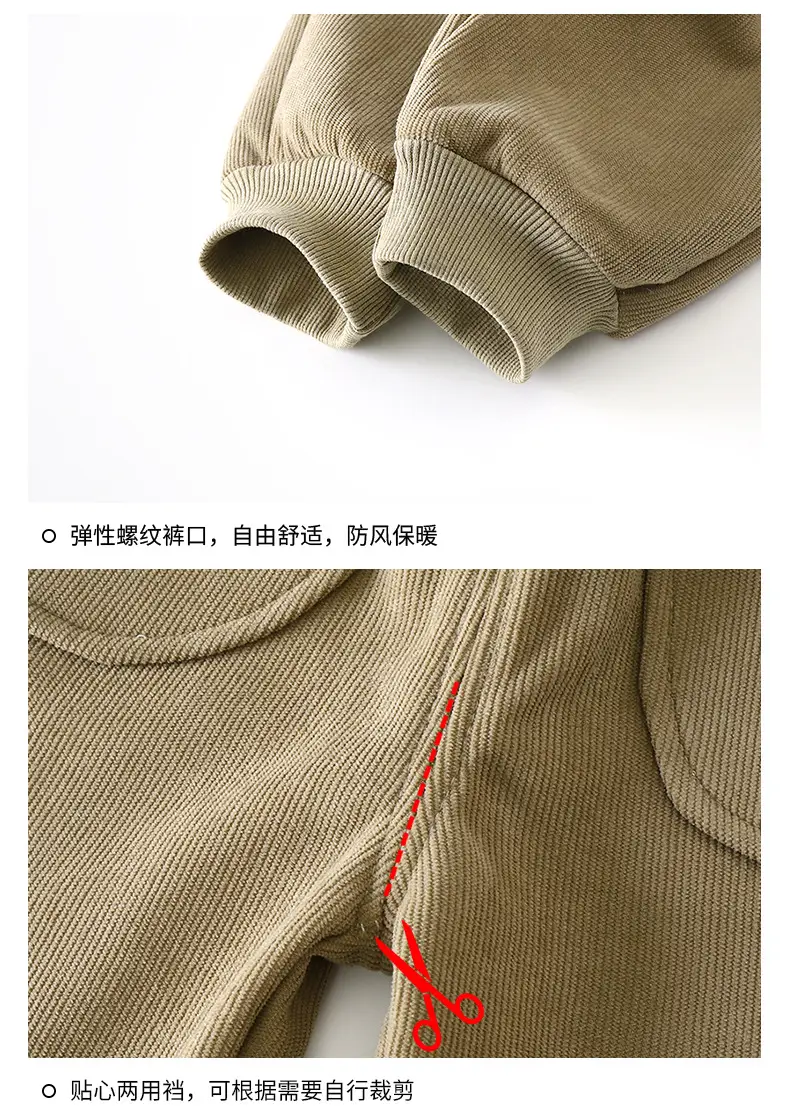 Children's velvet pants winter new boys thick baby warm girls pants sports pants children's pants wholesale — feature 15