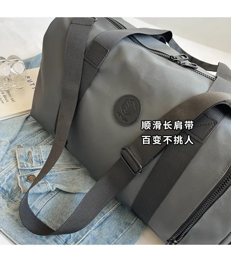 Red PVC Fitness Shoulder Bag for Men — feature 5