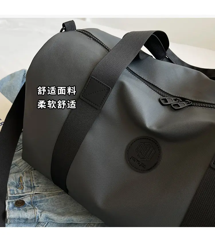 Red PVC Fitness Shoulder Bag for Men — feature 9