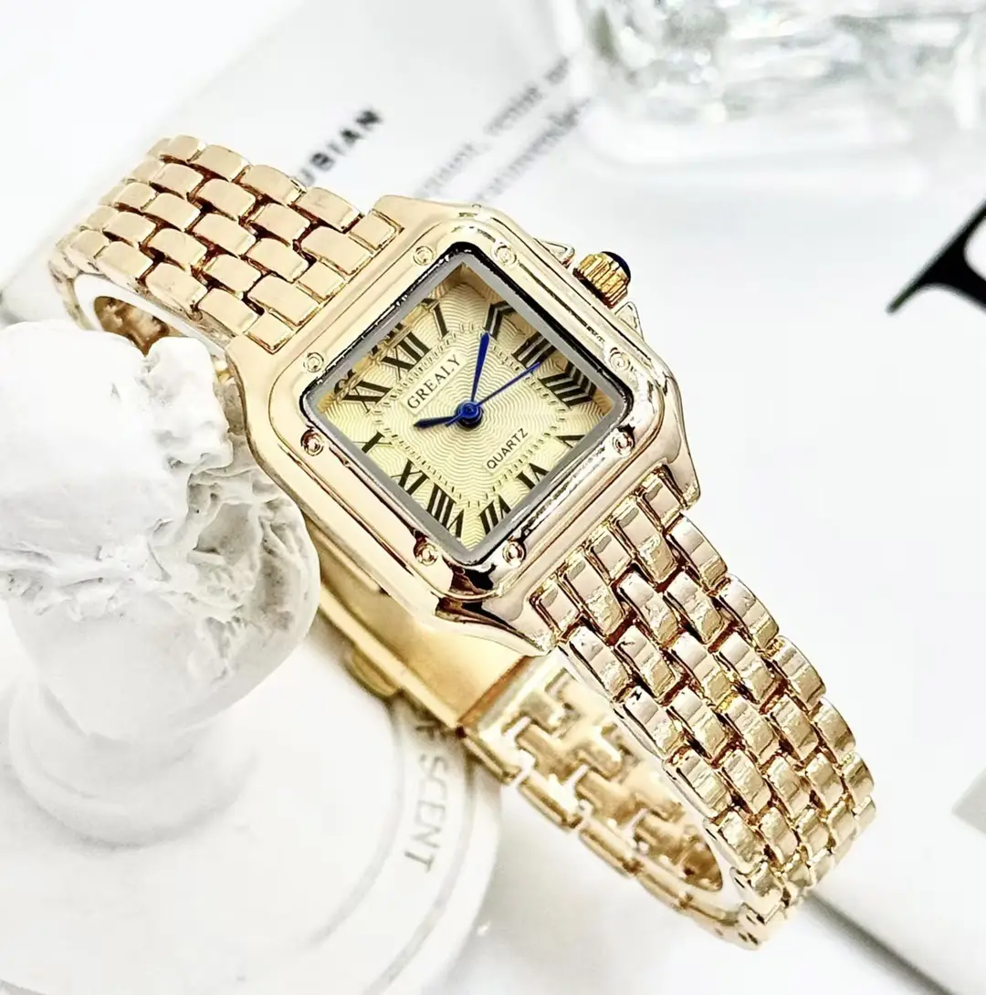 Dropshipping Cross-Border Watches, Popular Waterproof Women's Watches, Fashionable Quartz Watches, Square Watches for Women, Wholesale Watches, Custom Watches