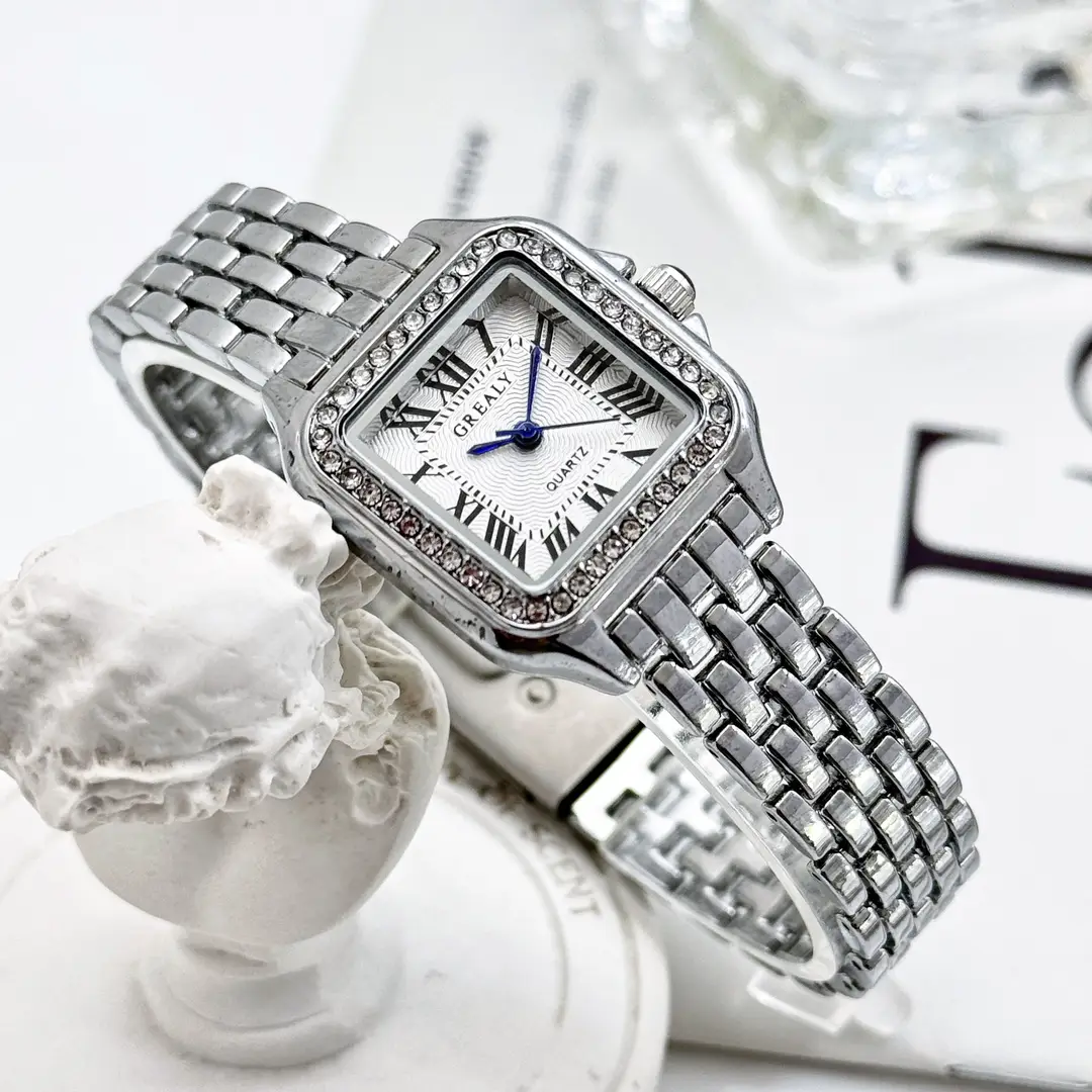 Dropshipping Cross-Border Watches, Popular Waterproof Women's Watches, Fashionable Quartz Watches, Square Watches for Women, Wholesale Watches, Custom Watches