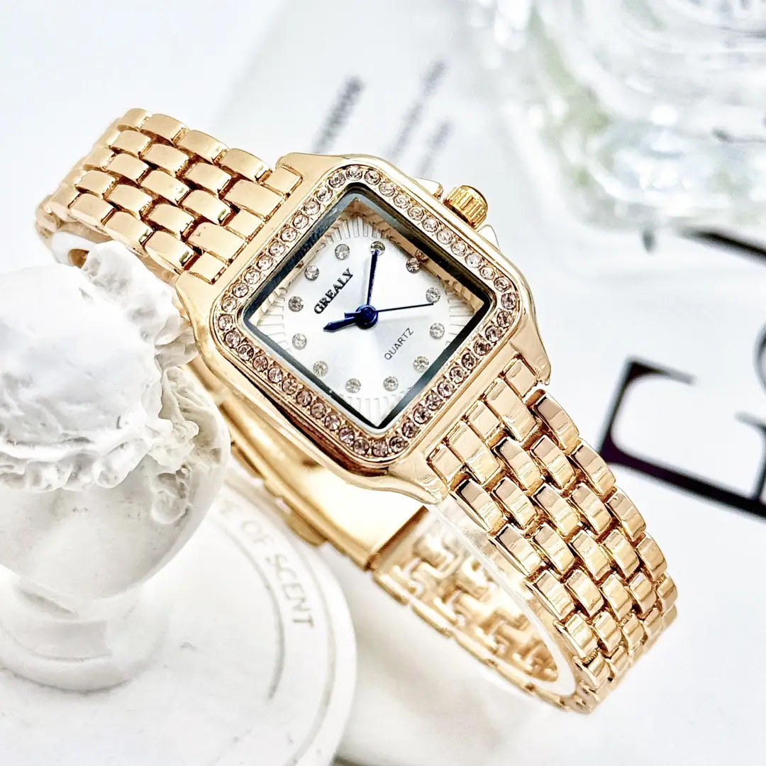 Dropshipping Cross-Border Watches, Popular Waterproof Women's Watches, Fashionable Quartz Watches, Square Watches for Women, Wholesale Watches, Custom Watches