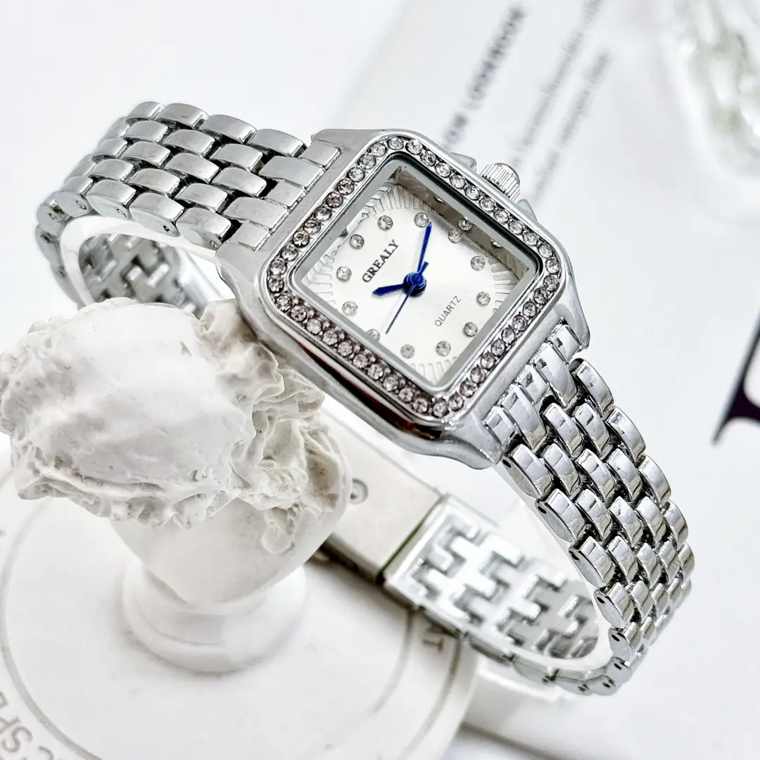 Dropshipping Cross-Border Watches, Popular Waterproof Women's Watches, Fashionable Quartz Watches, Square Watches for Women, Wholesale Watches, Custom Watches