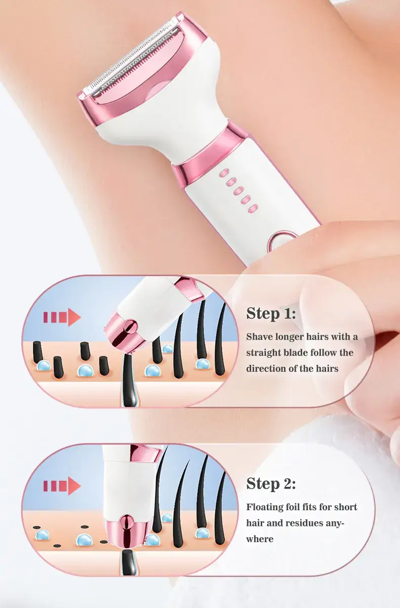 Five-in-One Digital Display Women's Hair Trimmer — feature 4