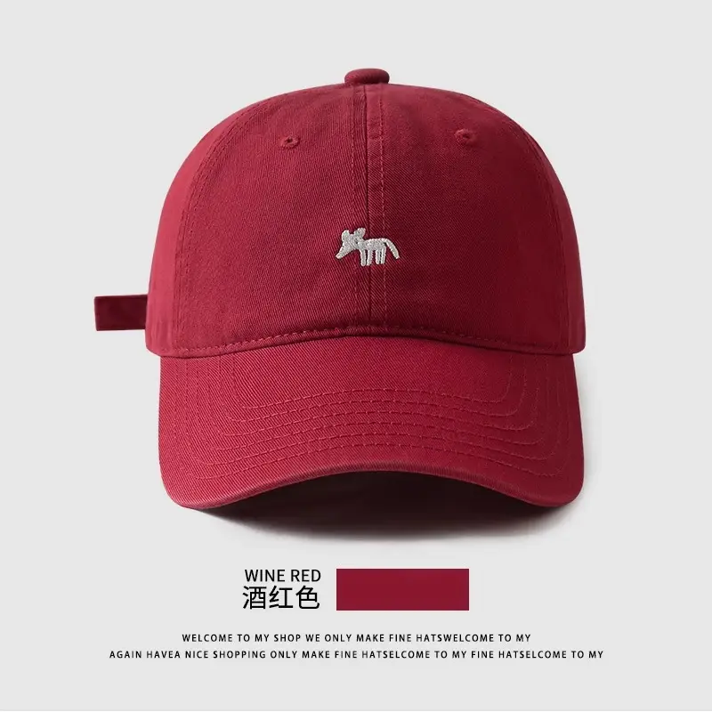 Blue Embroidered Baseball Cap for Men Women — feature 12