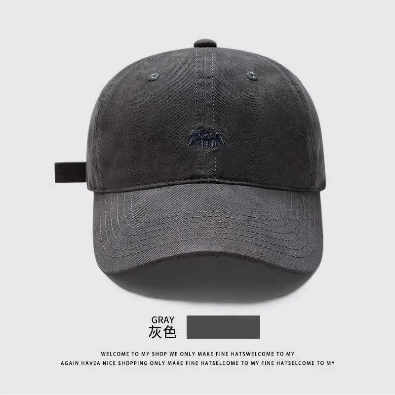 Blue Embroidered Baseball Cap for Men Women — feature 5