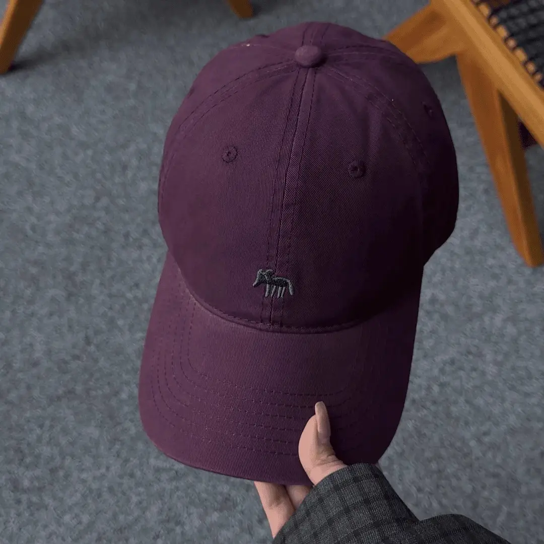 Blue Embroidered Baseball Cap for Men Women — feature 9