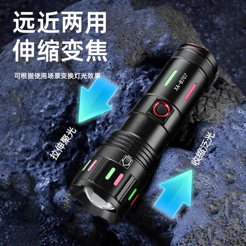 Two-in-One Explosive White Laser Flashlight with TYPE-C Charging - Image 6