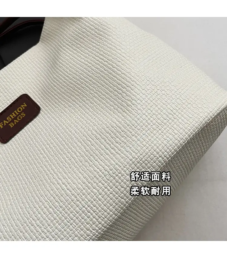 Women's Large Capacity Shoulder Bag Cream New Autumn — feature 6
