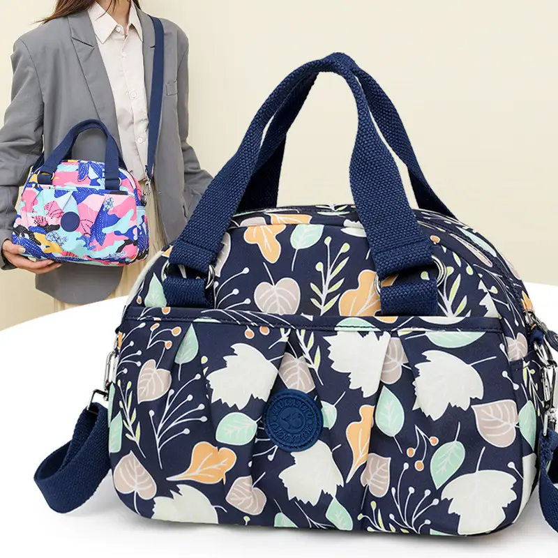 Women Printed Nylon Shoulder Bag Autumn 2024 - Image 11