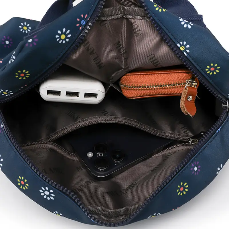 Women Printed Nylon Shoulder Bag Autumn 2024 - Image 13