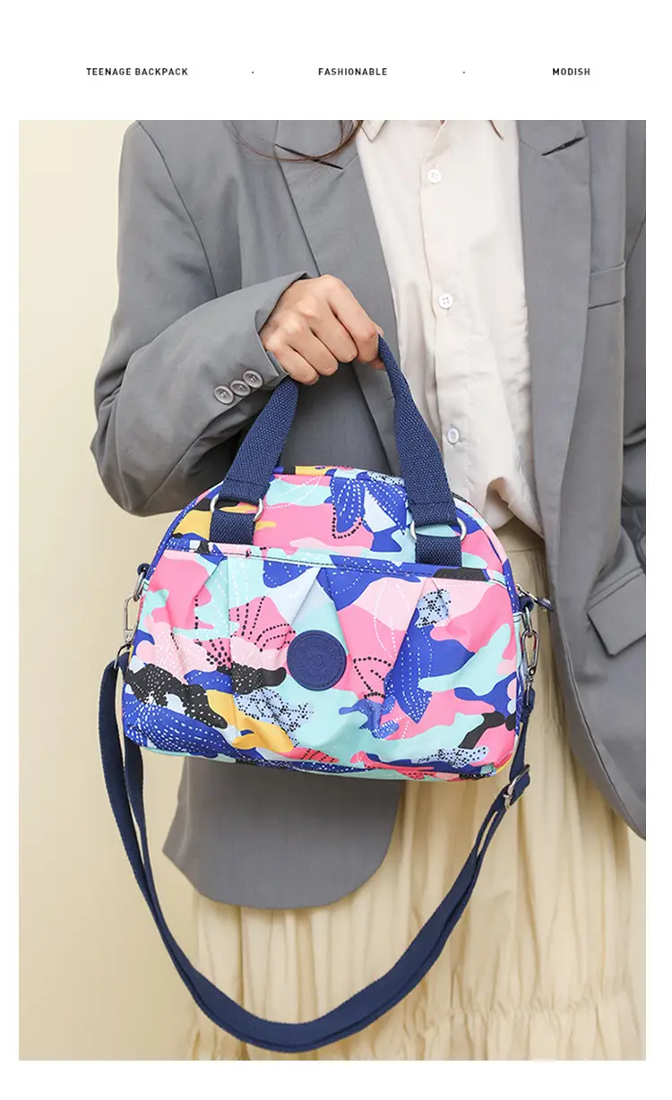 Women Printed Nylon Shoulder Bag Autumn 2024 — feature 28
