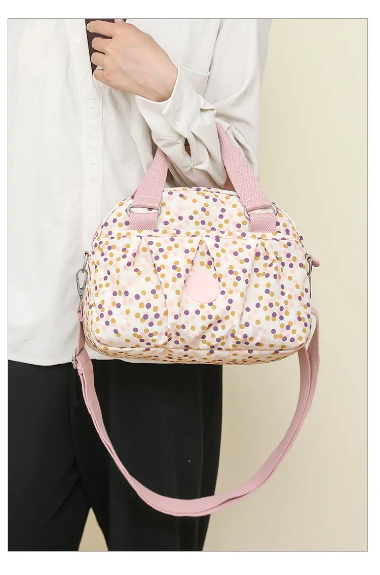 Women Printed Nylon Shoulder Bag Autumn 2024 — feature 32