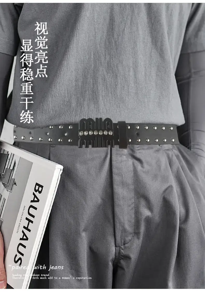 Black Rhinestone Belt for Women — feature 12