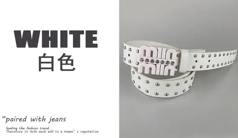 Black Rhinestone Belt for Women — feature 19