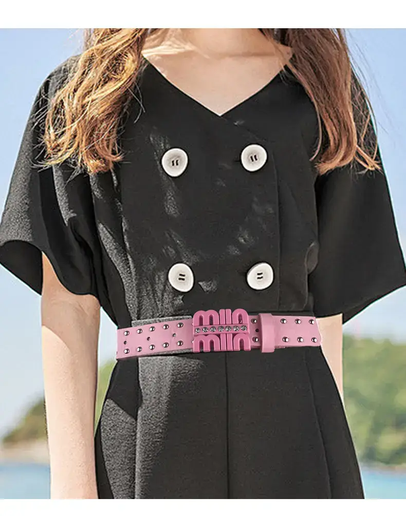 Black Rhinestone Belt for Women — feature 2