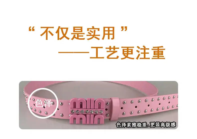 Black Rhinestone Belt for Women — feature 6