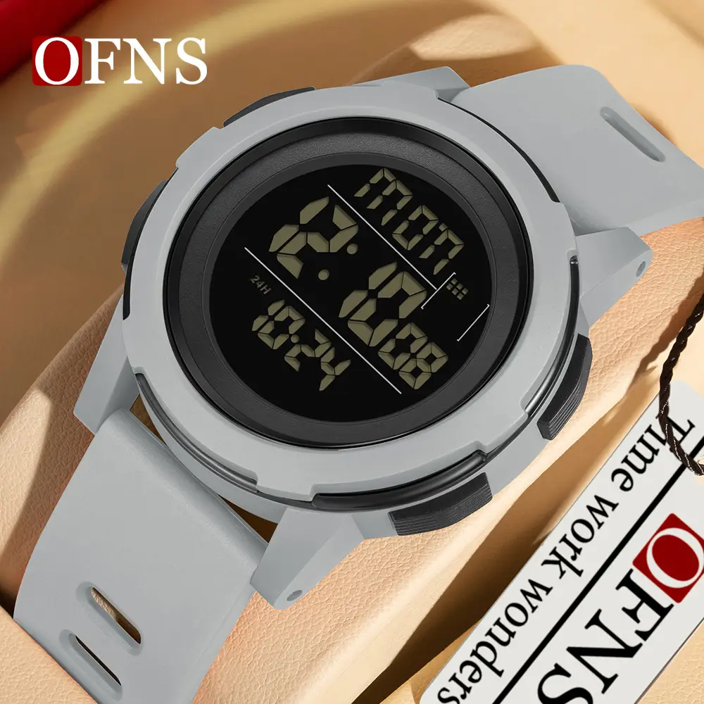 Ofns Digital Watch White 21:59 Display - Image 11