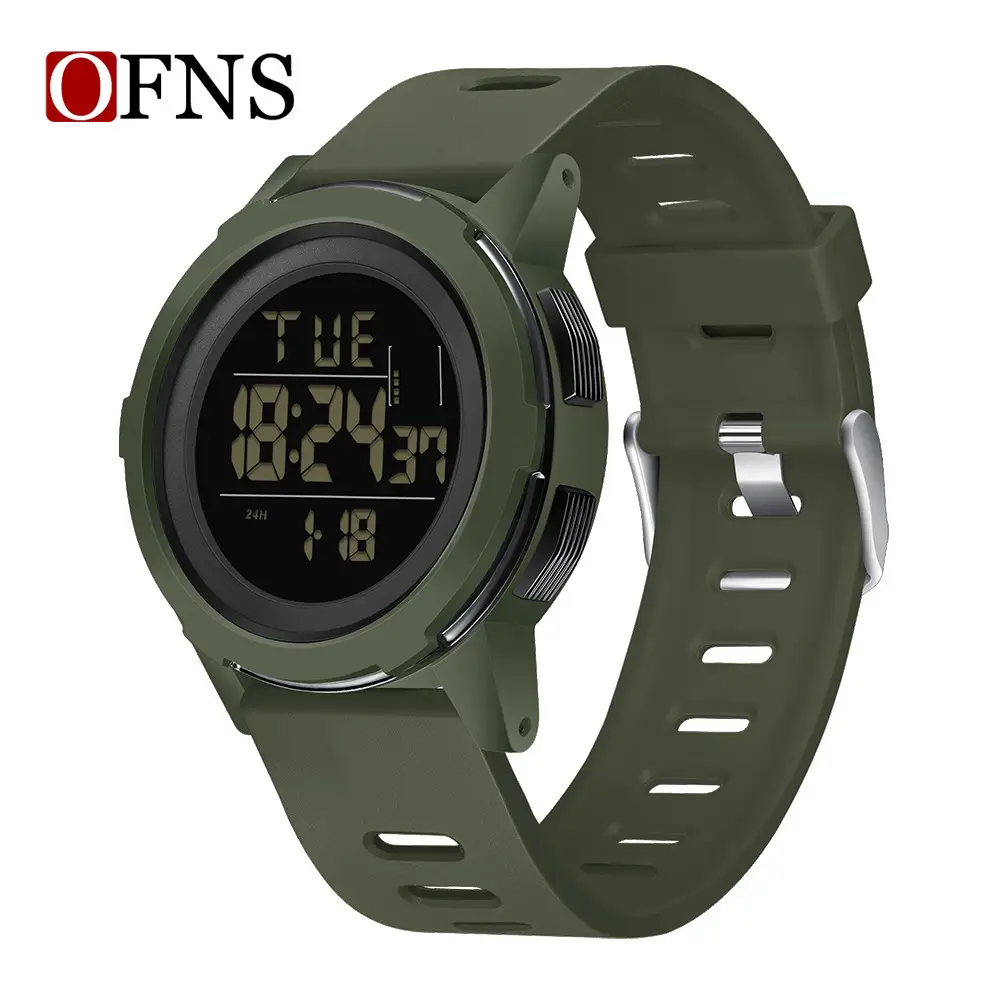 Ofns Digital Watch White 21:59 Display - Image 3