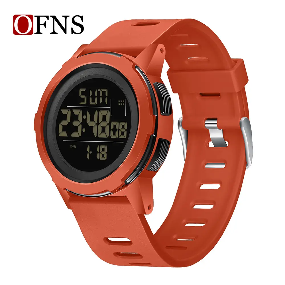 Ofns Digital Watch White 21:59 Display - Image 5