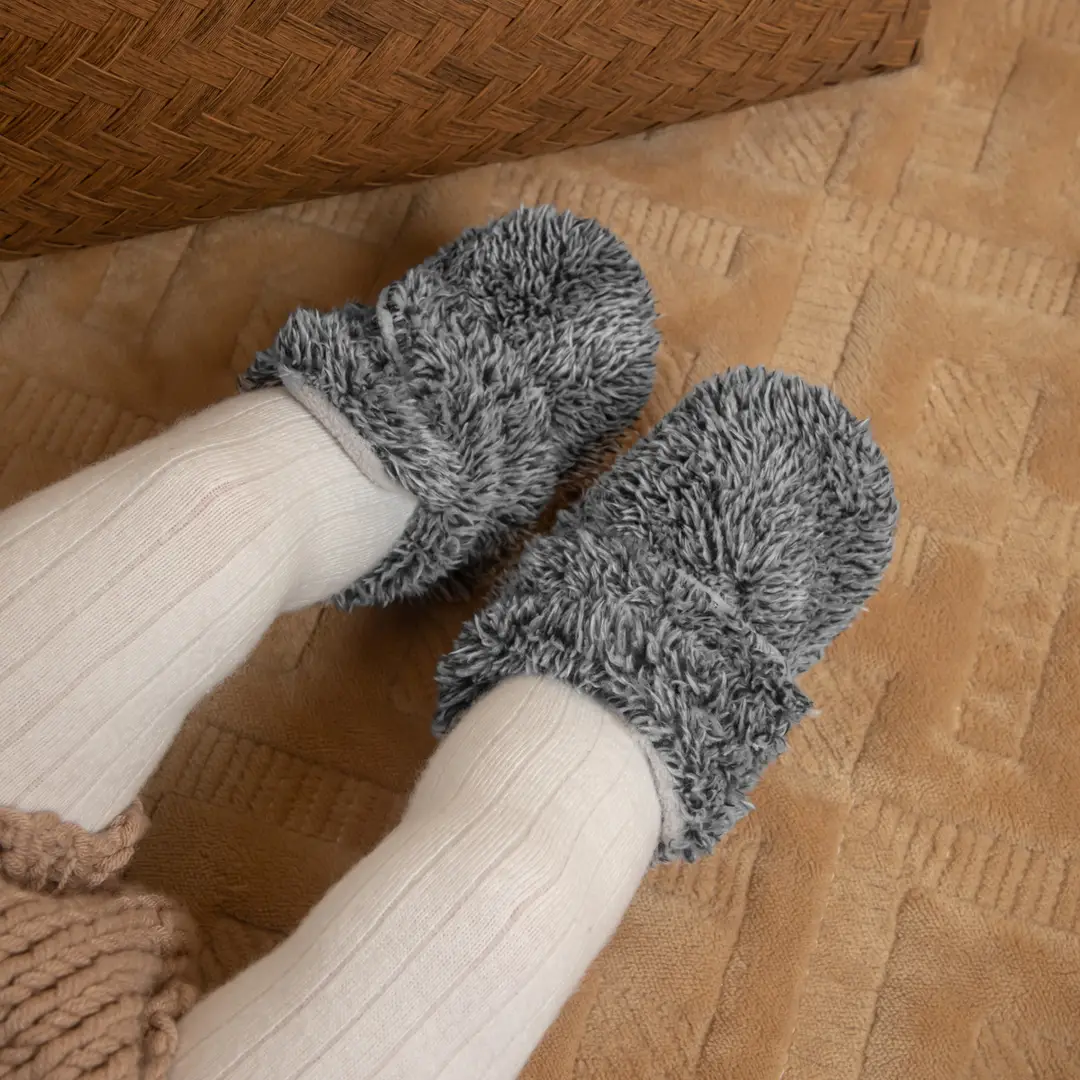2024 Spring and Autumn New Baby Socks Shoes Plush Non-slip Soft Bottom Baby Toddler Shoes Warm Velcro Shoes — feature 12