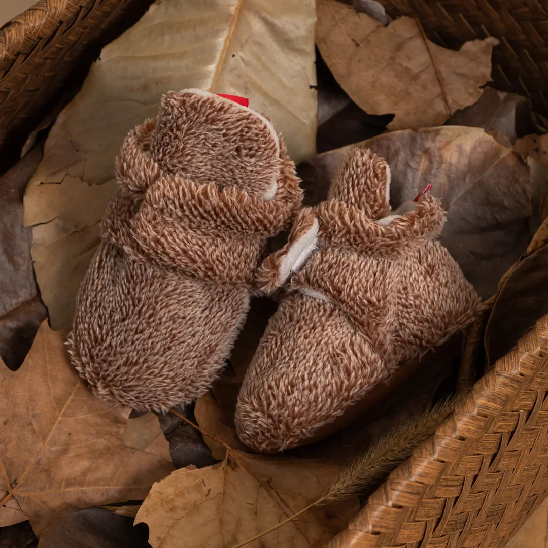 2024 Spring and Autumn New Baby Socks Shoes Plush Non-slip Soft Bottom Baby Toddler Shoes Warm Velcro Shoes — feature 23