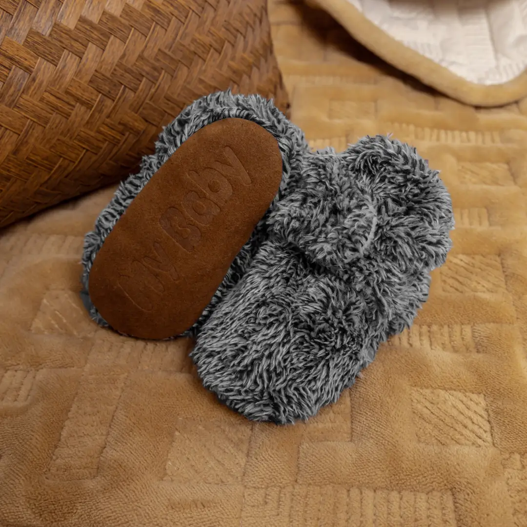 2024 Spring and Autumn New Baby Socks Shoes Plush Non-slip Soft Bottom Baby Toddler Shoes Warm Velcro Shoes — feature 8