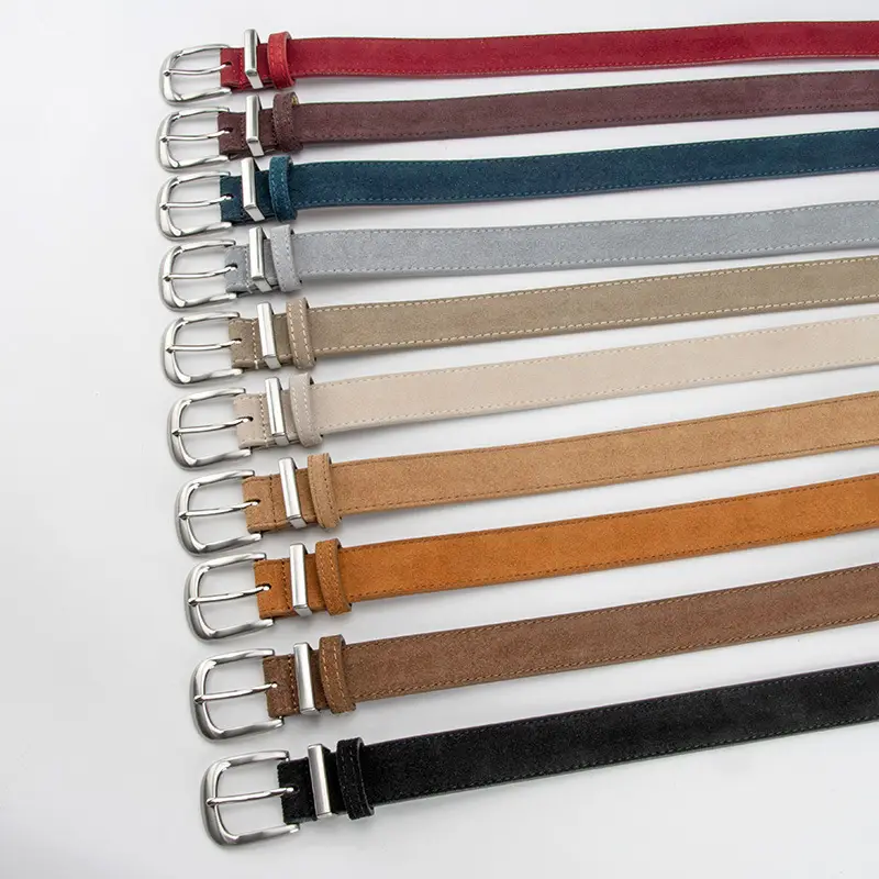 Genuine Leather Women's Belt Anti-Velvet Retro Style All-Match - Image 14