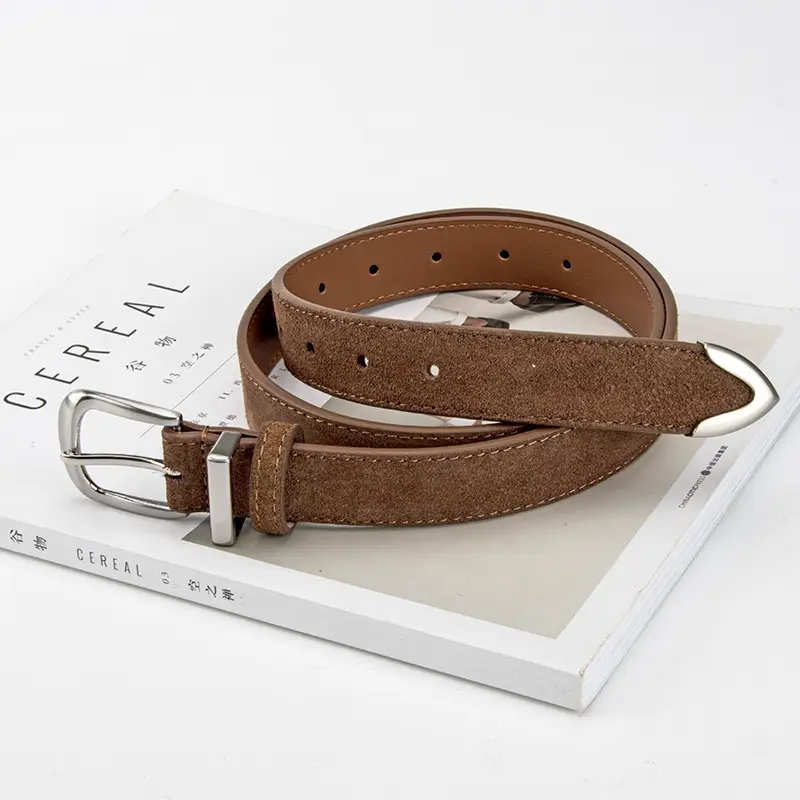 Genuine Leather Women's Belt Anti-Velvet Retro Style All-Match - Image 15