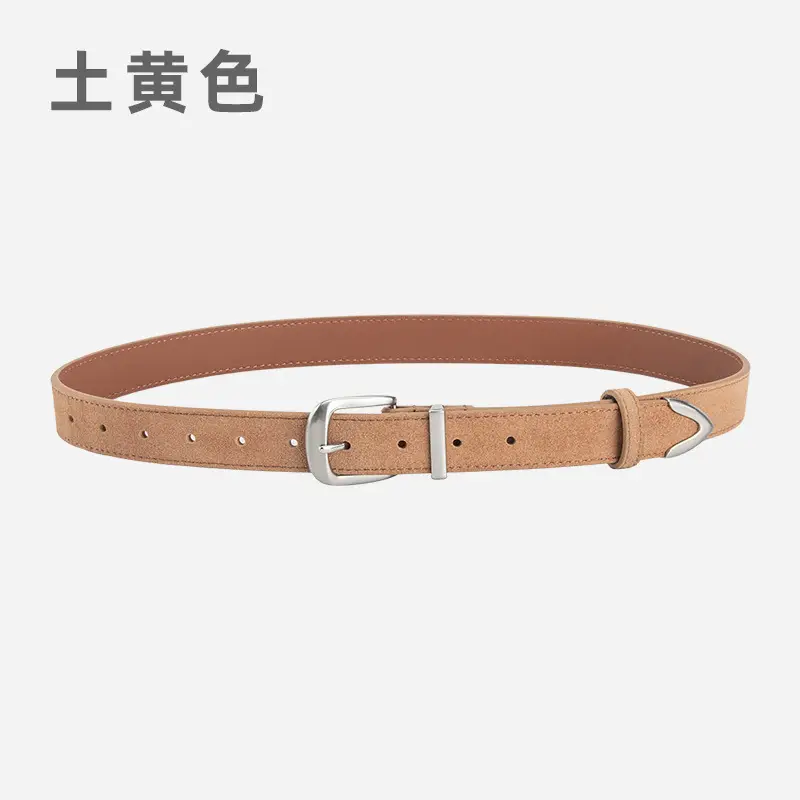 Genuine Leather Women's Belt Anti-Velvet Retro Style All-Match - Image 10