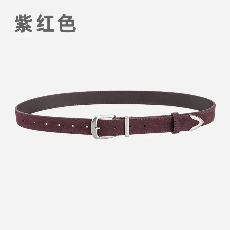 Genuine Leather Women's Belt Anti-Velvet Retro Style All-Match - Image 12