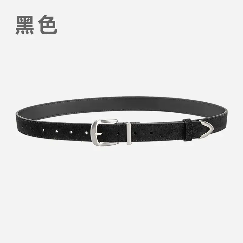 Genuine Leather Women's Belt Anti-Velvet Retro Style All-Match - Image 2