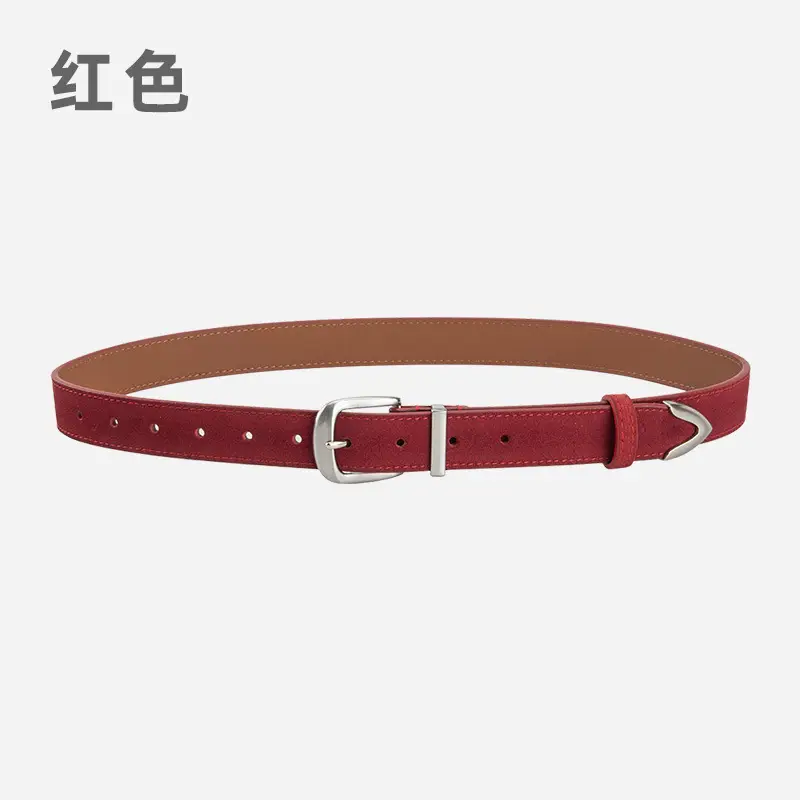 Genuine Leather Women's Belt Anti-Velvet Retro Style All-Match - Image 3