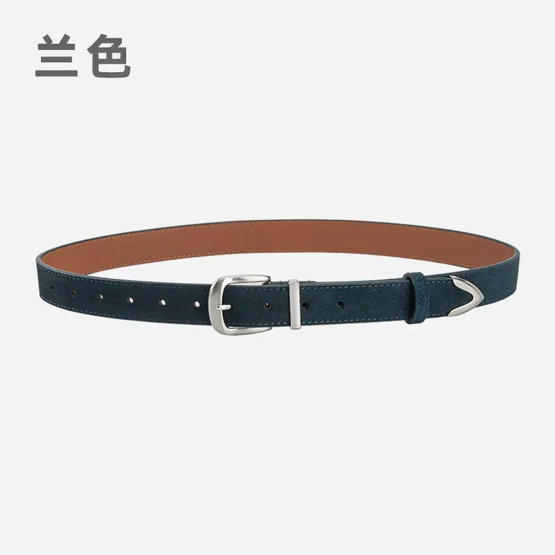 Genuine Leather Women's Belt Anti-Velvet Retro Style All-Match - Image 6
