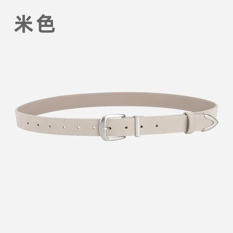 Genuine Leather Women's Belt Anti-Velvet Retro Style All-Match - Image 7