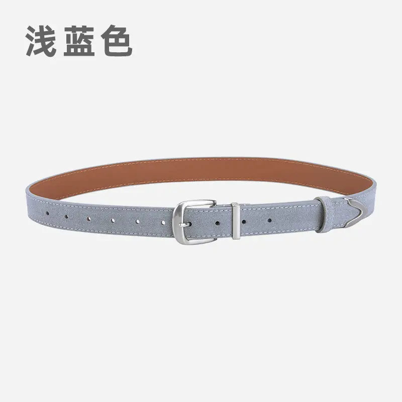 Genuine Leather Women's Belt Anti-Velvet Retro Style All-Match - Image 9