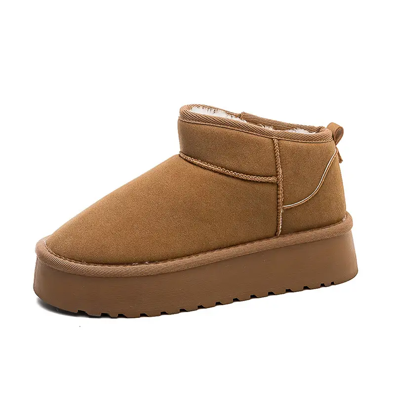Platform bottom snow boots women's short tube 2024 winter new warm cotton shoes fleece-lined thick women's shoes short boots G9901 - Image 11