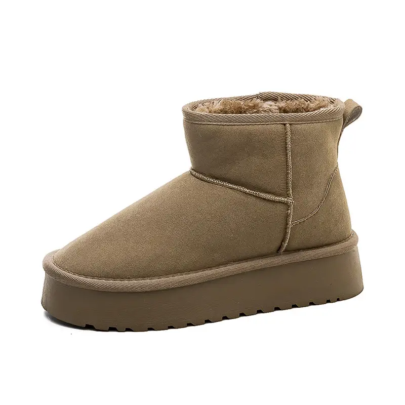 Platform bottom snow boots women's short tube 2024 winter new warm cotton shoes fleece-lined thick women's shoes short boots G9901 - Image 6