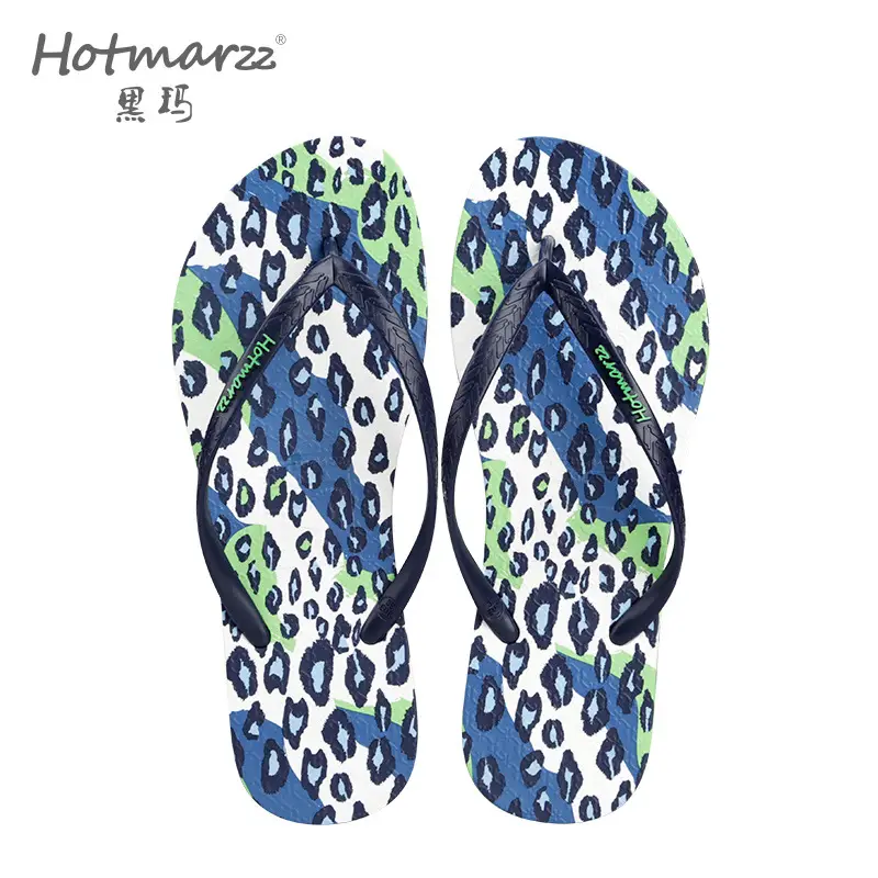 Hotmarzz Heima Women's Flip-Flops Anti-Slip PVC Slippers Bathroom Home Flip-Flops for Outer Wear - Image 2