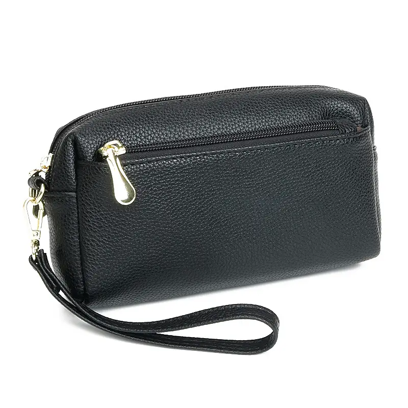 Blue Women's Cosmetic Phone Purse with Strap - Image 9