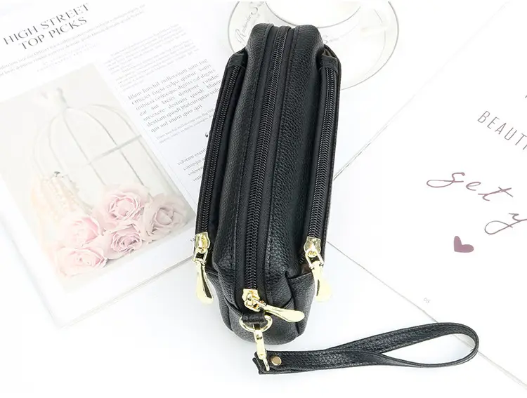 Blue Women's Cosmetic Phone Purse with Strap — feature 13