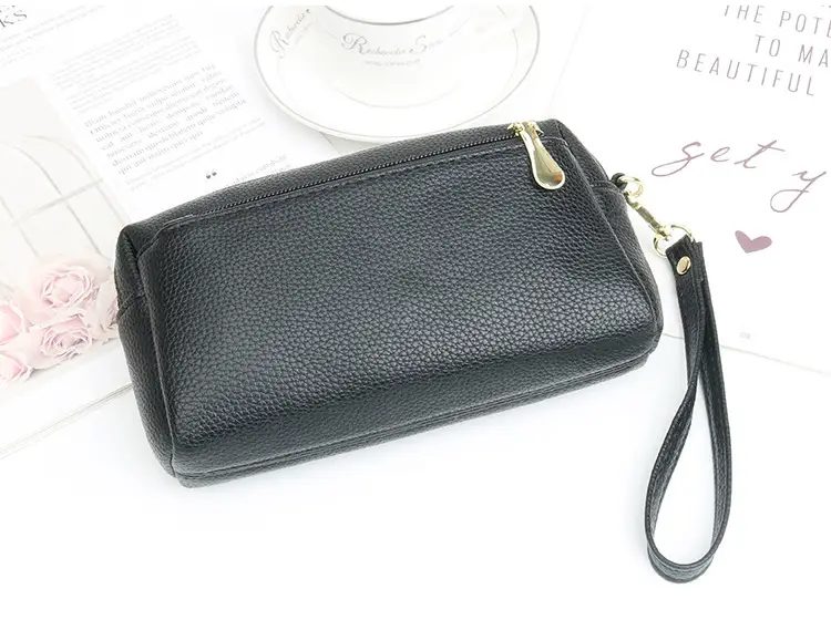 Blue Women's Cosmetic Phone Purse with Strap — feature 14
