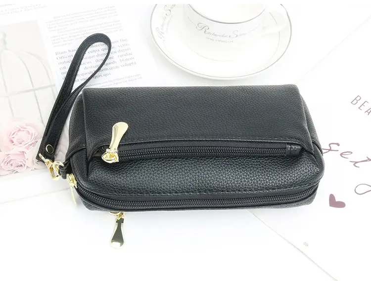 Blue Women's Cosmetic Phone Purse with Strap — feature 15
